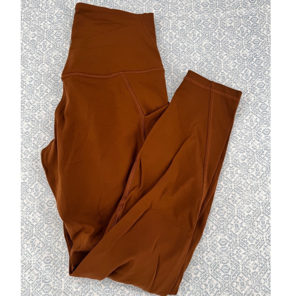Lululemon Invigorate High-Rise Tight 23 Roasted Brown LW5DCES Size 6